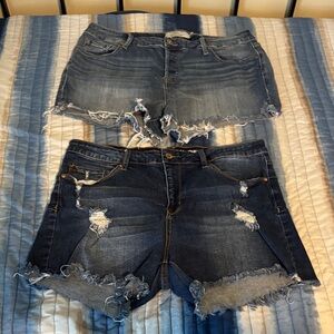 Torrid Blue Denim Shorts